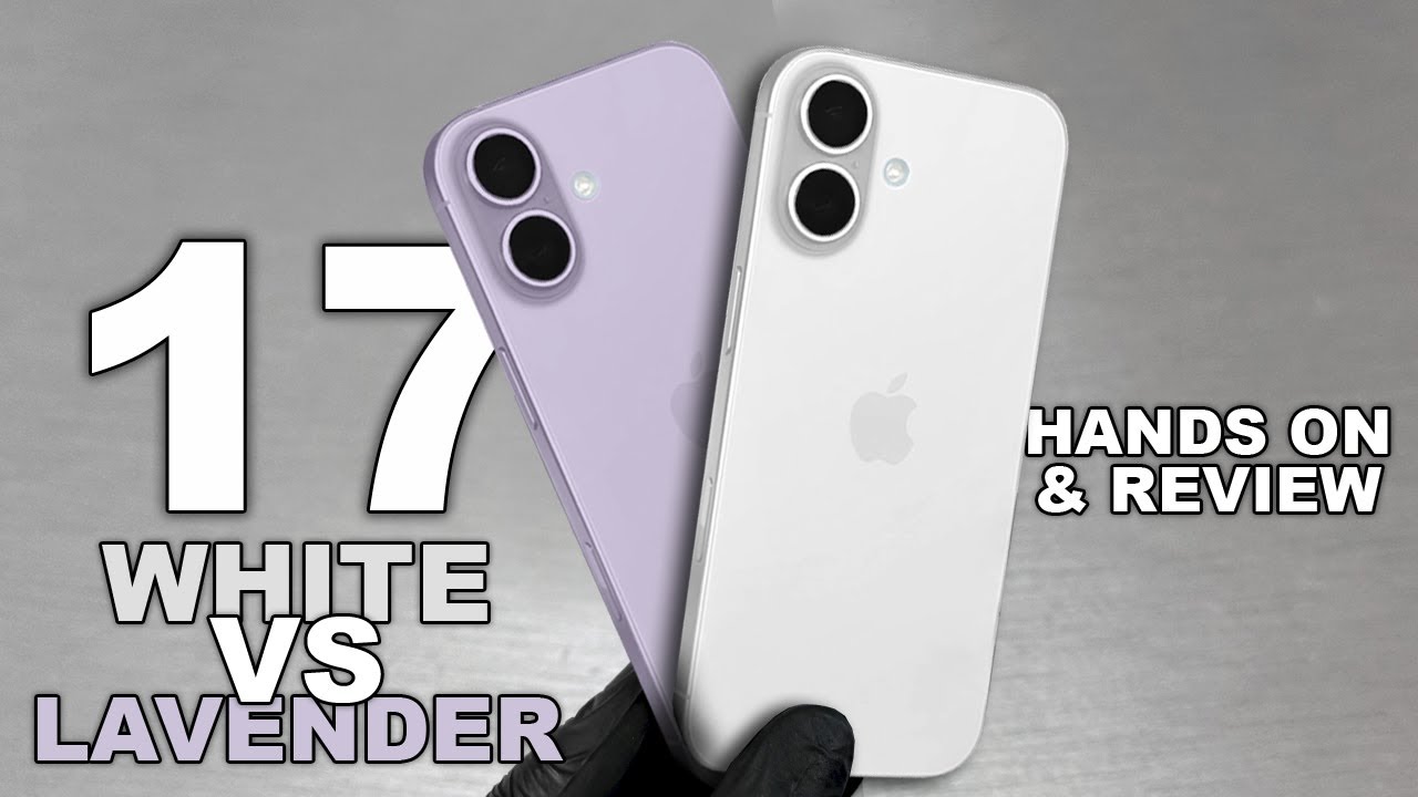 iPhone 17 White vs Lavender Hands On and First Impressions!