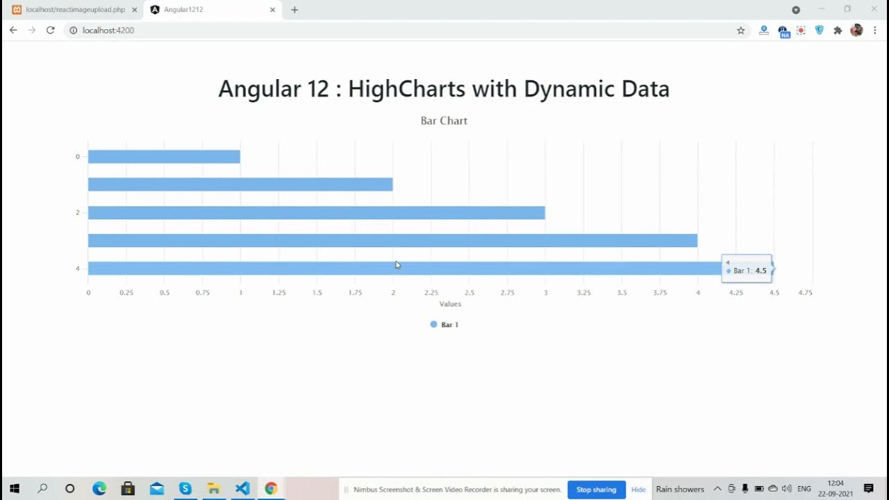 Angular 12 HighCharts with Dynamic Data Working Demo - YouTube
