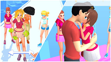 Makeover Run 👗👚🩳🥿👒👰 Gameplay Walkthrough Part - 01 (iOS,Android) All levels