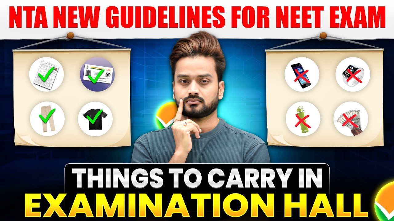 NEET 2026 Exam Center Rules: Only Carry THESE Items! - YouTube