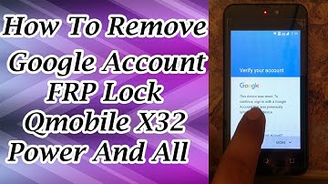How To Bypass Google Account Qmobile X32 Power Remove FRP Lock In Urdu Hindi