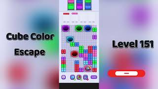 🧩 Cube Color Escape Level 151 Walkthrough | Step-by-Step Guide 🎮 | Go Answer