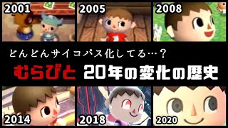 【あつ森】小ネタ検証！どんどんサイコパス化してる…？「むらびと」20年の変化の歴史を調査【あつまれ どうぶつの森】@レウンGameTV