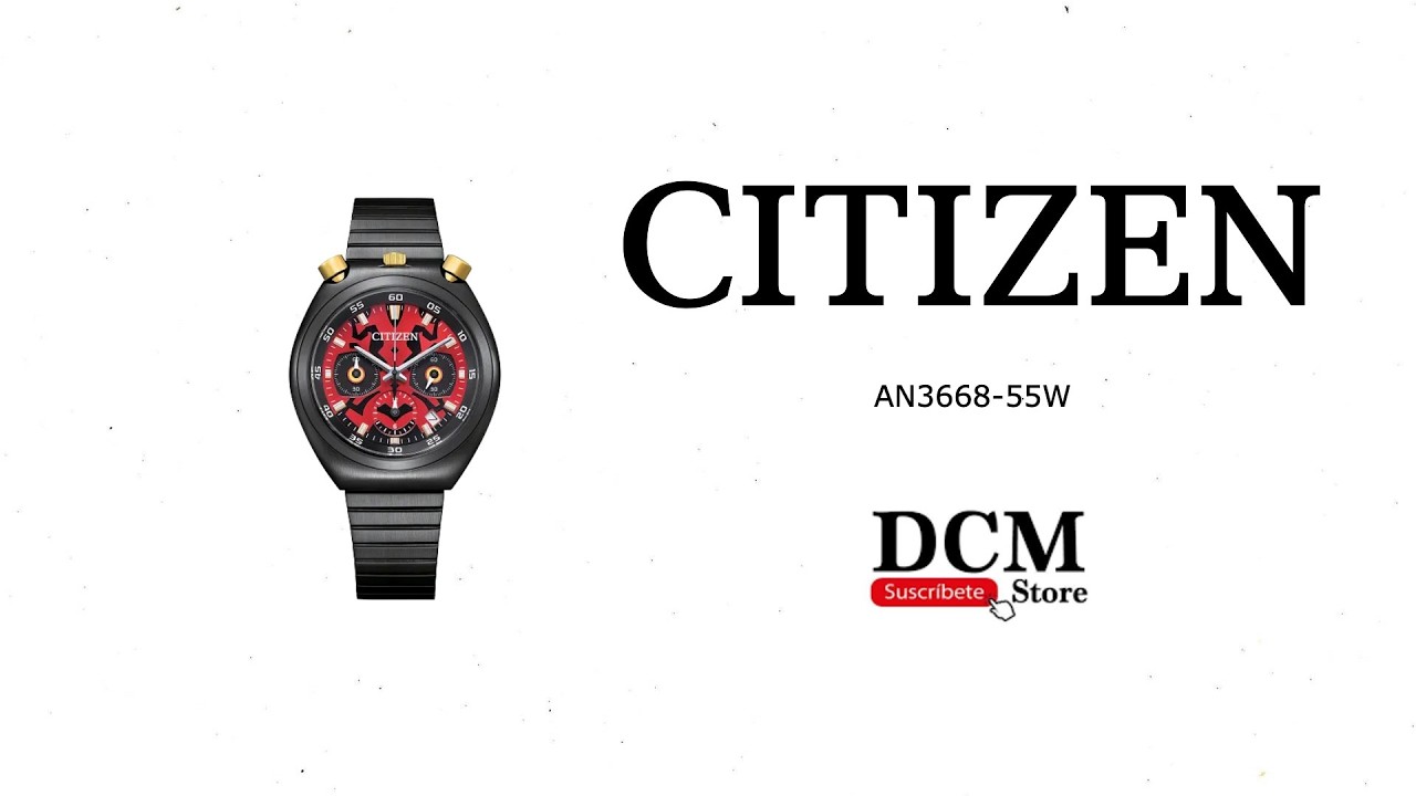 Citizen AN3668-55W Tsuno Chrono / Star Wars Darth Maul - Technical