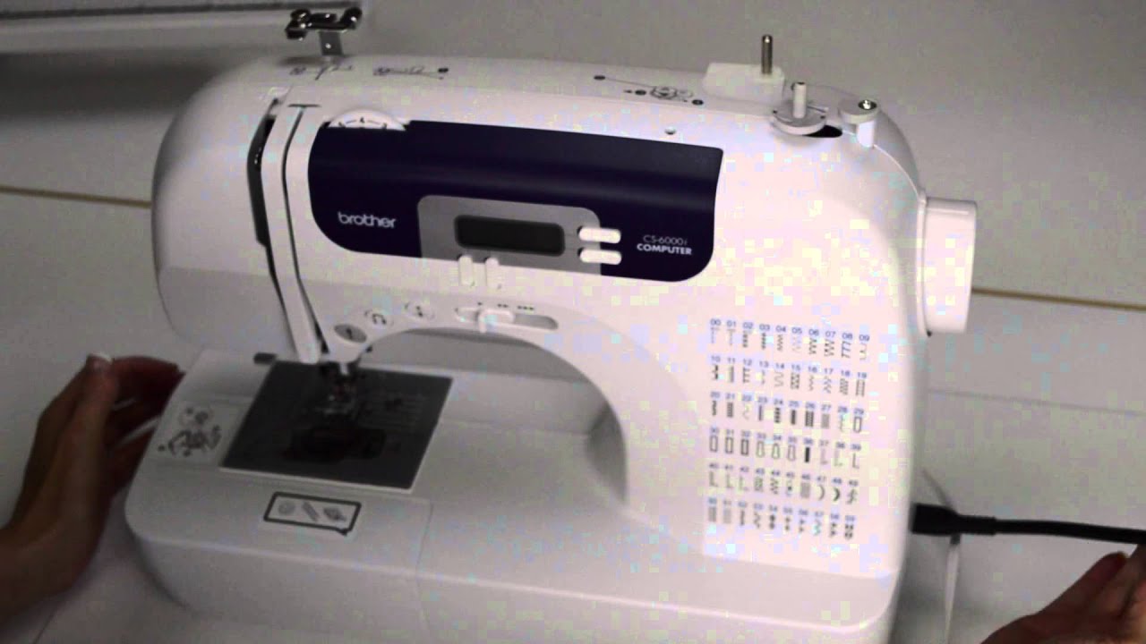 How to Set Up Brother CS6000I Sewing Machine