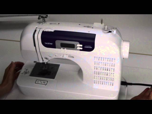 Threading a Brother CS-6000i Sewing Machine -   Sewing machine, Brother  cs6000i sewing machine, Sewing