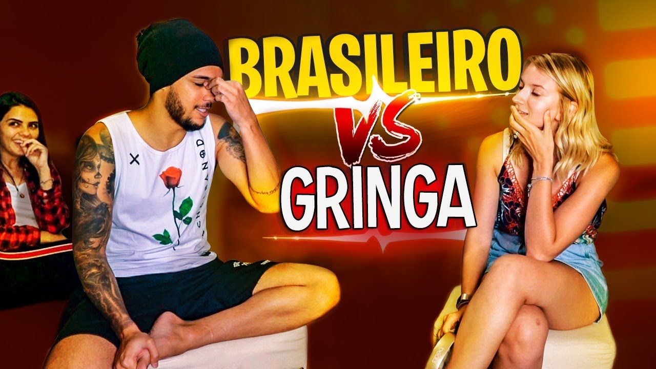 DESAFIEI A GRINGA! 😱 QUEM FALA MELHOR A LÍNGUA DO OUTRO?