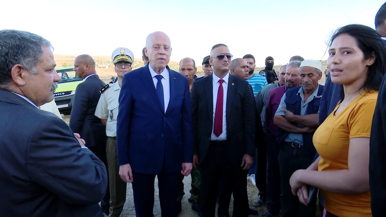 ‎رئيس الجمهورية قيس سعيد يزور جبل عمدون من ولاية باجة