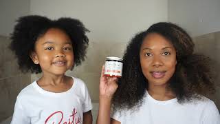 My 4-year-old does my Natural Hair l Mommy and Me Curly Hair Routine w/ Curlsmith