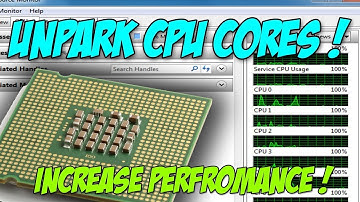 How to Unpark CPU Cores on Windows 10 pro