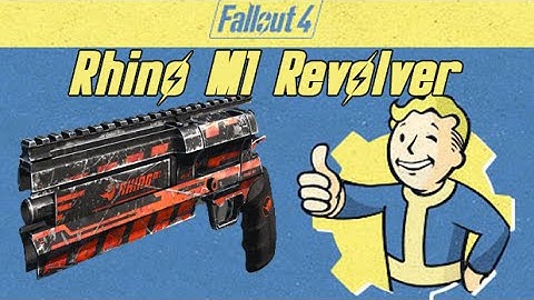 Fallout 4: Mods - Rhino M1 Revolver