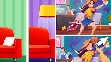 Differences Find & Spot Them 🎭🎨🧩 All Levels Gameplay Android, iOS