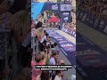Chills as the first finishers cross the line at HOKA UTMB Mont-Blanc 💥
