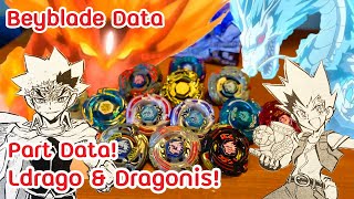 [Beyblade Data] Ldrago + Dragonis ทุกร่าง! ราชามังกรและน้องชาย ข้อมูลทั้ง Anime และ Manga!!! Part 1