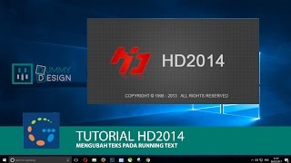 Tutorial Running Text LED - HD2014