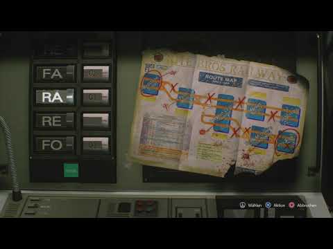 Resident Evil 3 Remake - Schalttafel Rätsel - Stellwerksystem