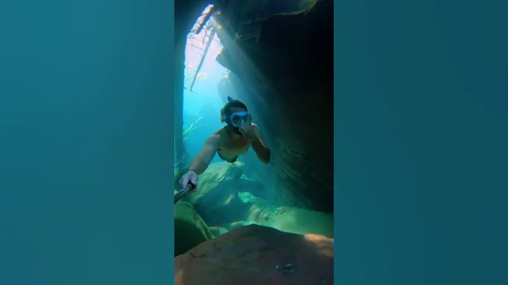 Would you swim in freezing water for views like this?! 🤯😍 #travel #nature #glaciernationalpark