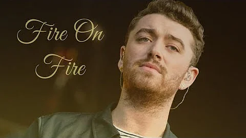 Fire On Fire - Sam Smith Lyric Video #SamSmith #FireonFire #PandaHaru