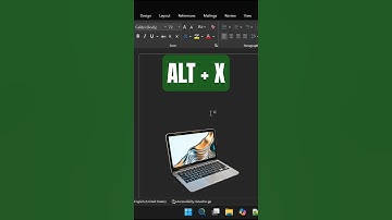 💻 Laptop Emoji Shortcut in MS Word | Alt + X Trick #laptop