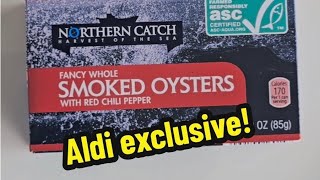 Smoked Oysters from Aldi