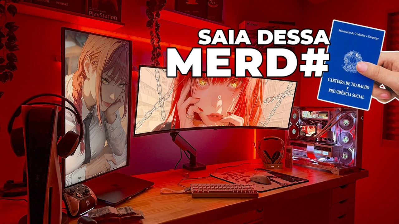 Da CLT a um PC de R$100 mil: como eu fiz isso? (RTX 5090 + OLED)