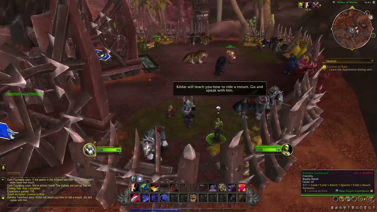 Ghost Plays WoW - [Orgrimmar - Durotar] Quest: License to Ride - [Horde]