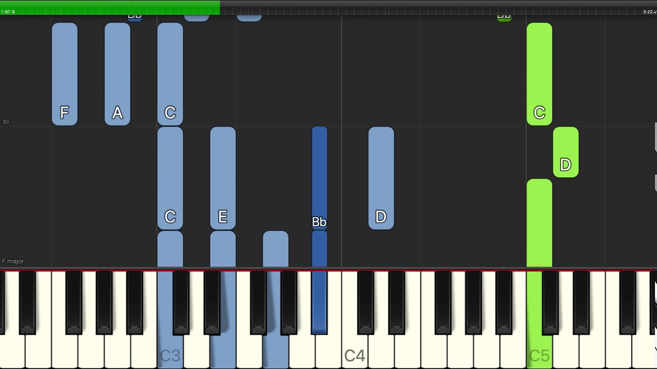 Jester Hairston Amen Easy Piano with Chords YouTube