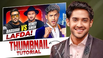 How To Create Thuggesh Thumbnails In Mobile/ Thumbnail Editing Tutorial @Thugesh