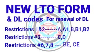 May 5, 2022  New LTO form