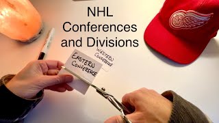 ASMR Trying to Understand NHL Hockey Divisions / Conferences ~ Soft Spoken, Card Shuffling