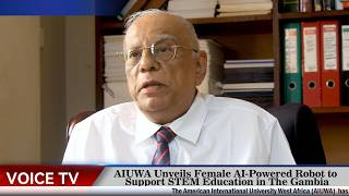 AIUWA Unveils Female AI Powered Robot to Support STEM Education in The Gambia