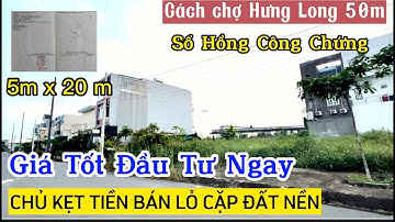 Khu Tái Định Cư Hải Sơn Nền Đất Đường Số 12 Gần Chợ Hưng Long | Gần The Sol City | Cần Giuộc