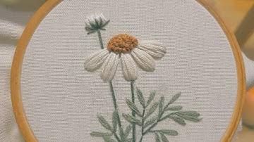 #26 Hoa Cúc Soi Nhái Thêu Tay