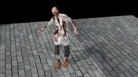 Zombie - 3D model with animation