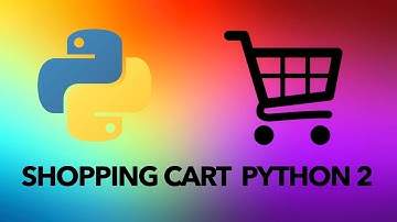 creating a shopping cart in python 2
