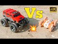 2wd remote control car vs stunt car  rock crawler 4x4 offroad  remote control car  unbox chan