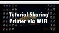 Tutorial Sharing Printer via WiFi di Windows 7 atau 10 - Durasi: 3.46. 
