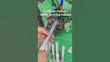 Hydraulic Automatic thread knurling machine