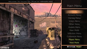 MW2 | Valium v1 Mod Menu TU8 - Xbox 360 (JTAG/RGH)