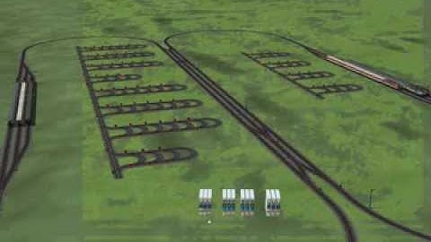 EEP-X Tutorial 51 - Control a 3 Lane 2 Directional Station (2) - Model Train Simulator