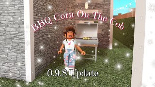 *NEW* Bloxburg BBQ Update 0.9.8 | Grilling Corn on the cob 🌽 🌽 🌽