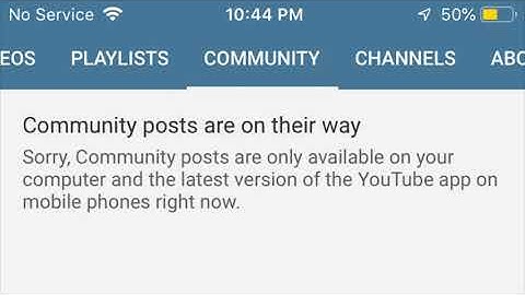 Community posts are on their way