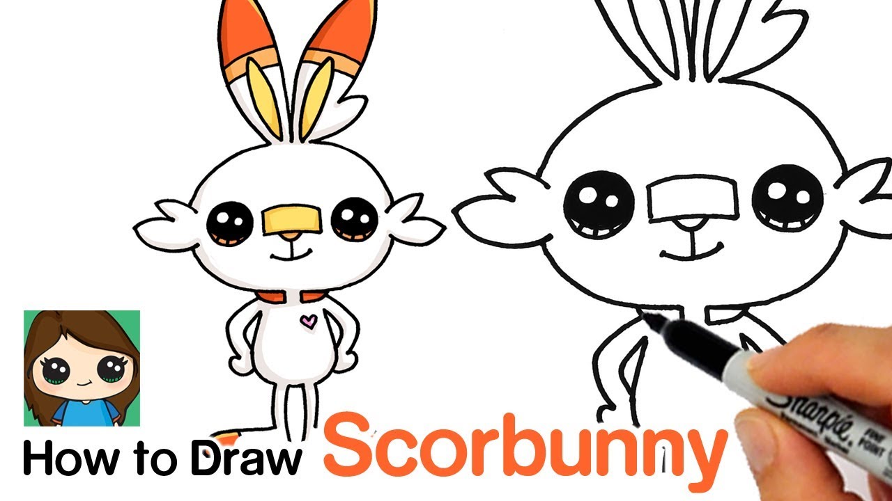 How To Draw Pokemon Scorbunny Easy Youtube - heres a drawing i did on roblox with images pokemon drawings