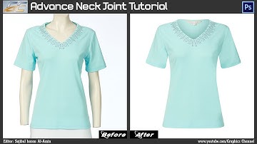 Ghost Mannequin Effect in Photoshop | Neck Joint Tutorial | By Graphics Channel