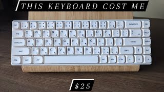 This Keyboard Cost me $25 - KBM68 Wireless Review and Build Video