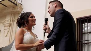 Video thumbnail of "Novio canta a novia en boda Ya lo sabes de Antonio Orozco a piano"