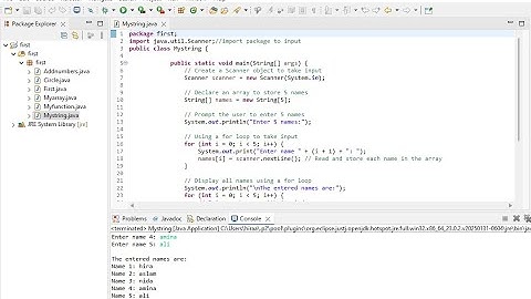 Strings in JavaEclipse IDE