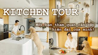 KITCHEN TOUR - Khám phá căn bếp hiện đại mơ ước của mình 😍 // Dinology