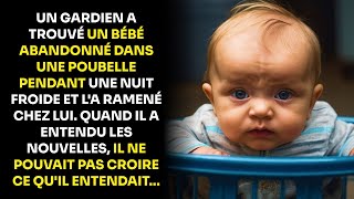 Elle a trouvé un bébé dans une poubelle et l'a ramené chez elle. Quand elle a entendu...