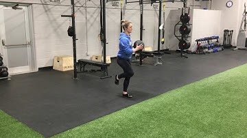Lateral Bound w/ Med Ball Rotation
